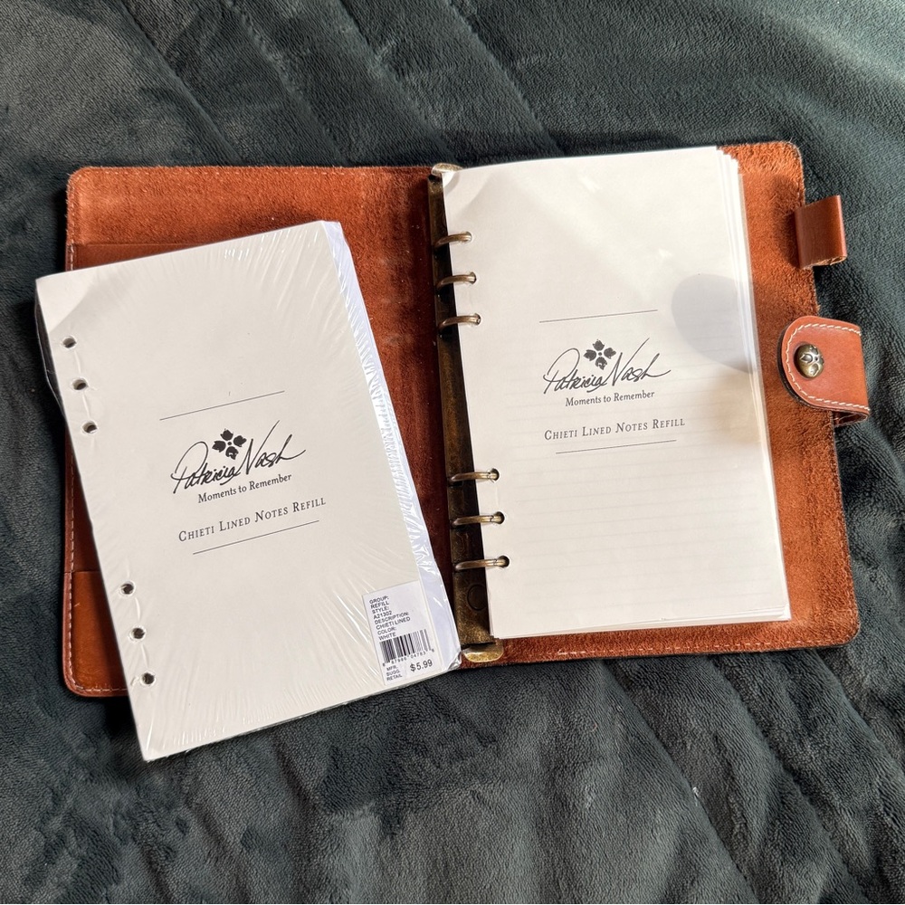 EUC, Patricia Nash Full Grain Leather Chieti Agenda/Planner - Picture 9 of 11